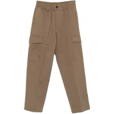 Брюки с накладными карманами