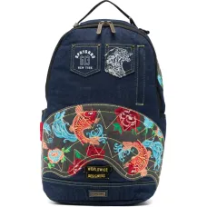 Рюкзак с вышивкой в стиле Evisu Рюкзак с вышивкой в стиле Evisu