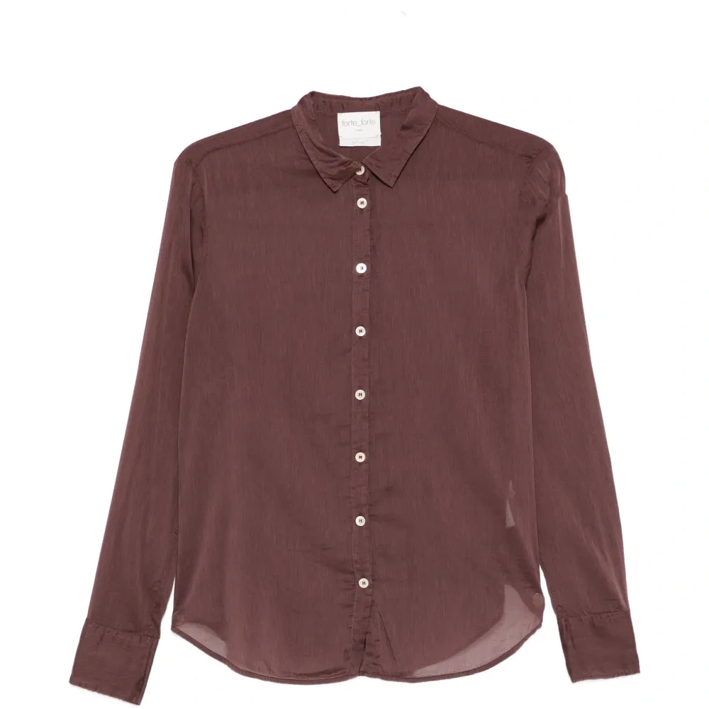 Рубашка с длинными рукавами на пуговицах