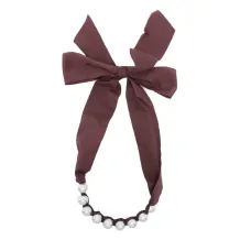 Жемчужное ожерелье с бантом