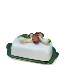 Керамическая масленка в виде гриба