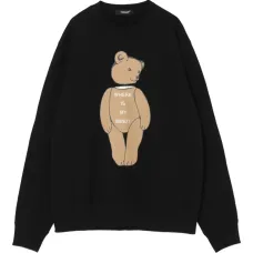 Пуловер с графичным принтом