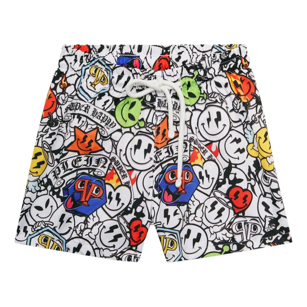 Плавки-шорты с принтом