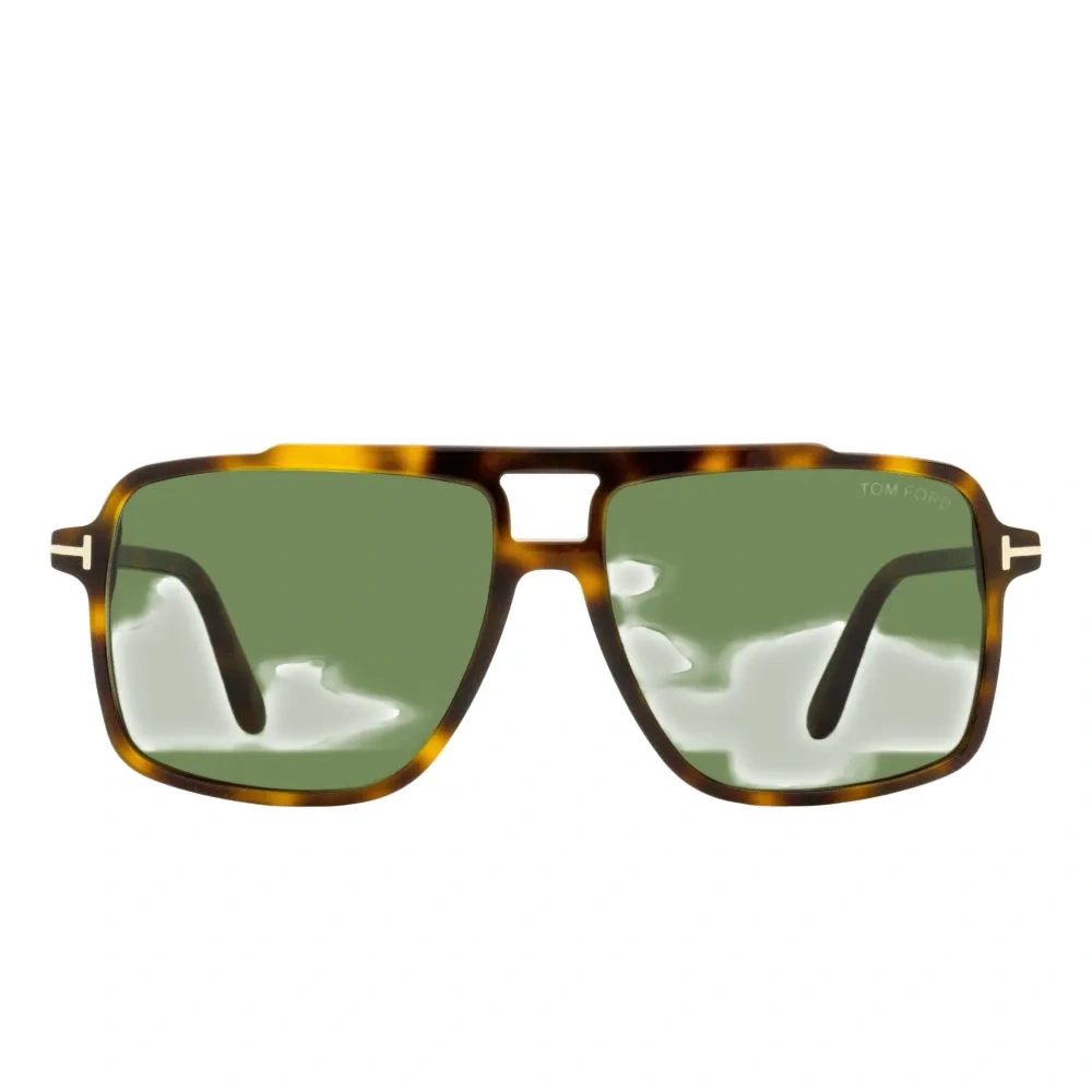 Прямоугольные очки-авиаторы