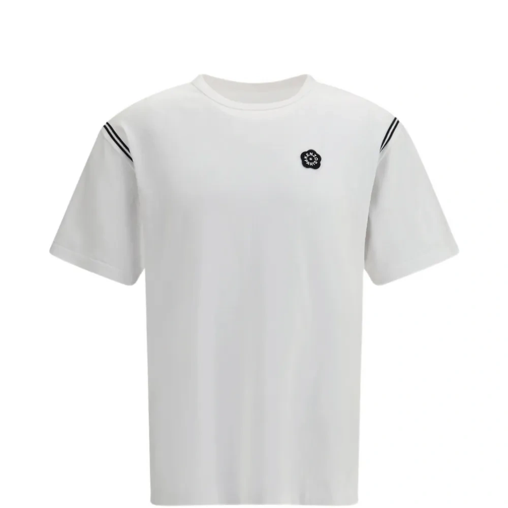 Футболка с цветочным декором