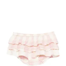 Шорты Jardin в клетку с оборками