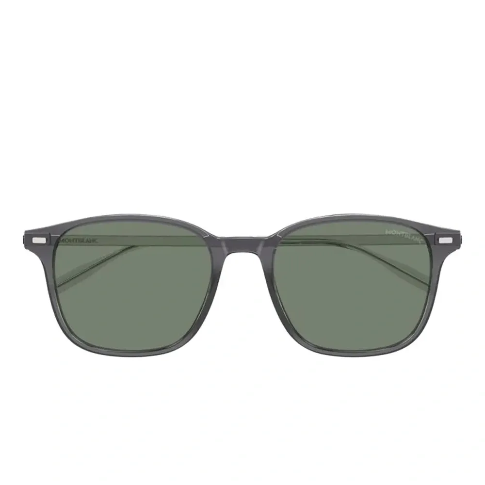 Серые солнцезащитные очки с круглой оправой