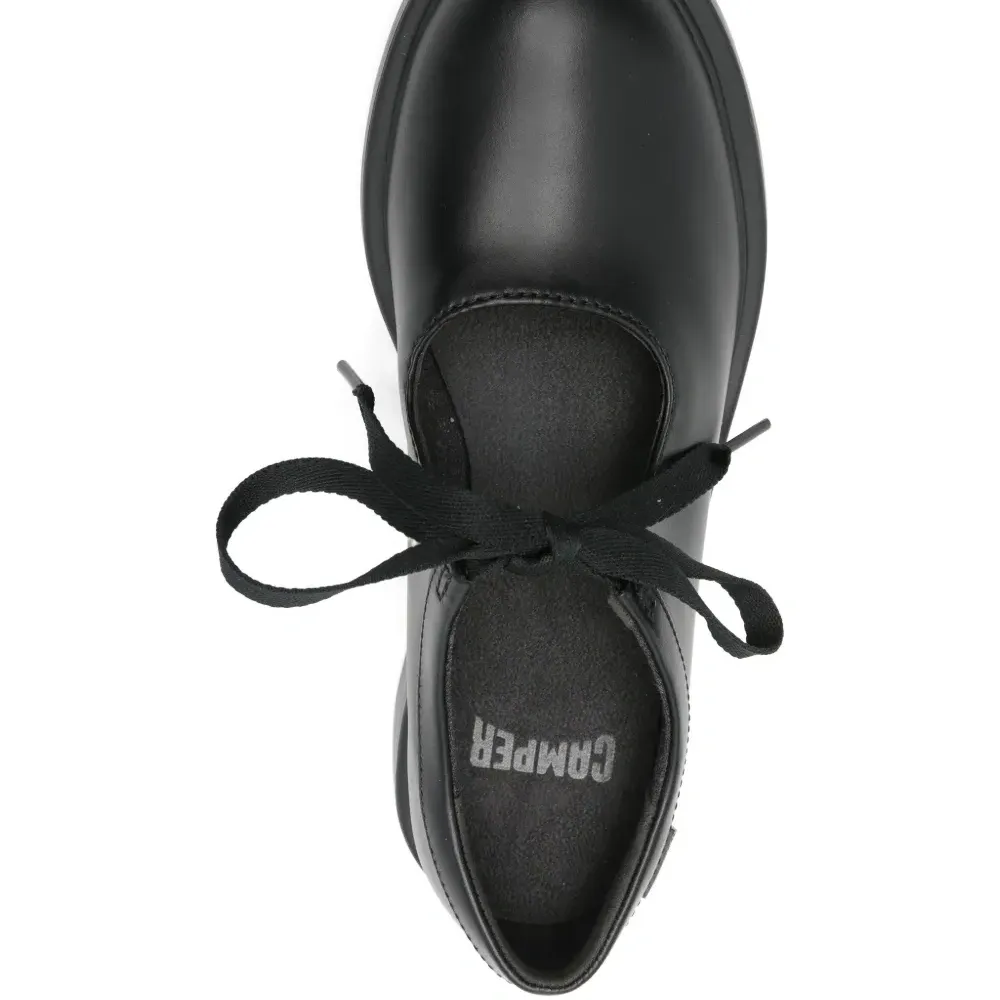 Лоферы с лентами для шнуровки