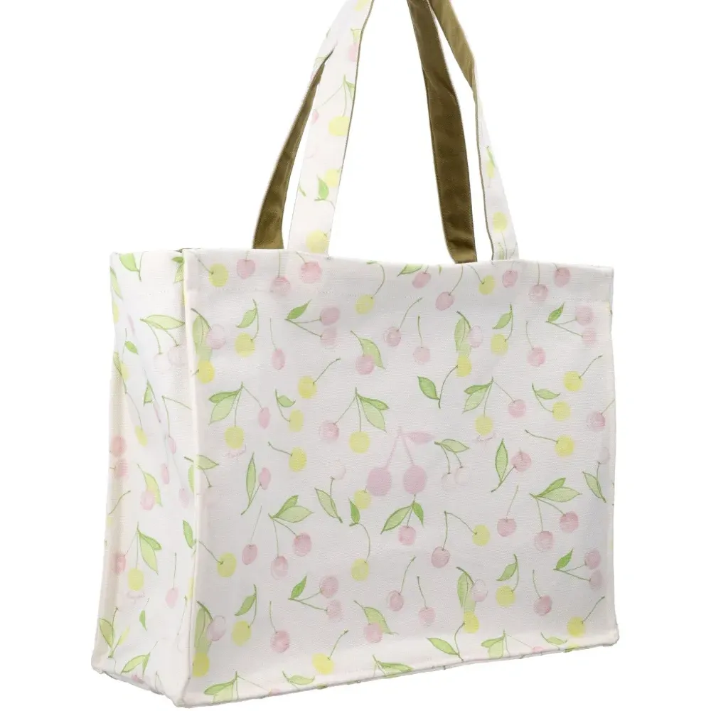 Сумка-тоут с вишнёвым принтом