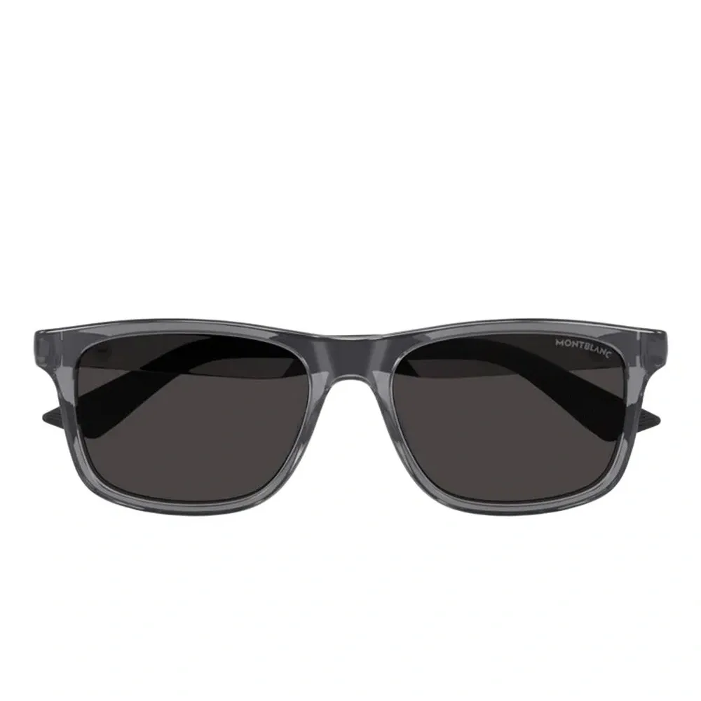 Солнечные очки с прямоугольной серой оправой