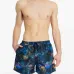 Плавки-шорты с принтом и шнуровкой