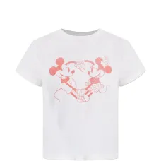 Футболка с принтом в виде сердца