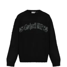 Графичный вязаный свитер