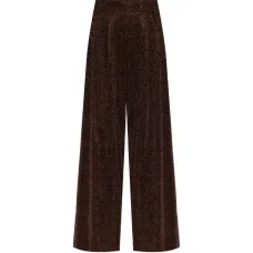 Плиссированные широкие брюки Плиссированные широкие брюки