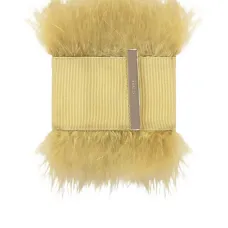 Браслет с искусственными перьями