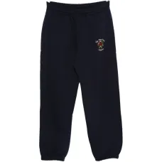 Спортивные брюки с цветочной вышивкой