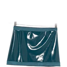 Синяя мини-юбка