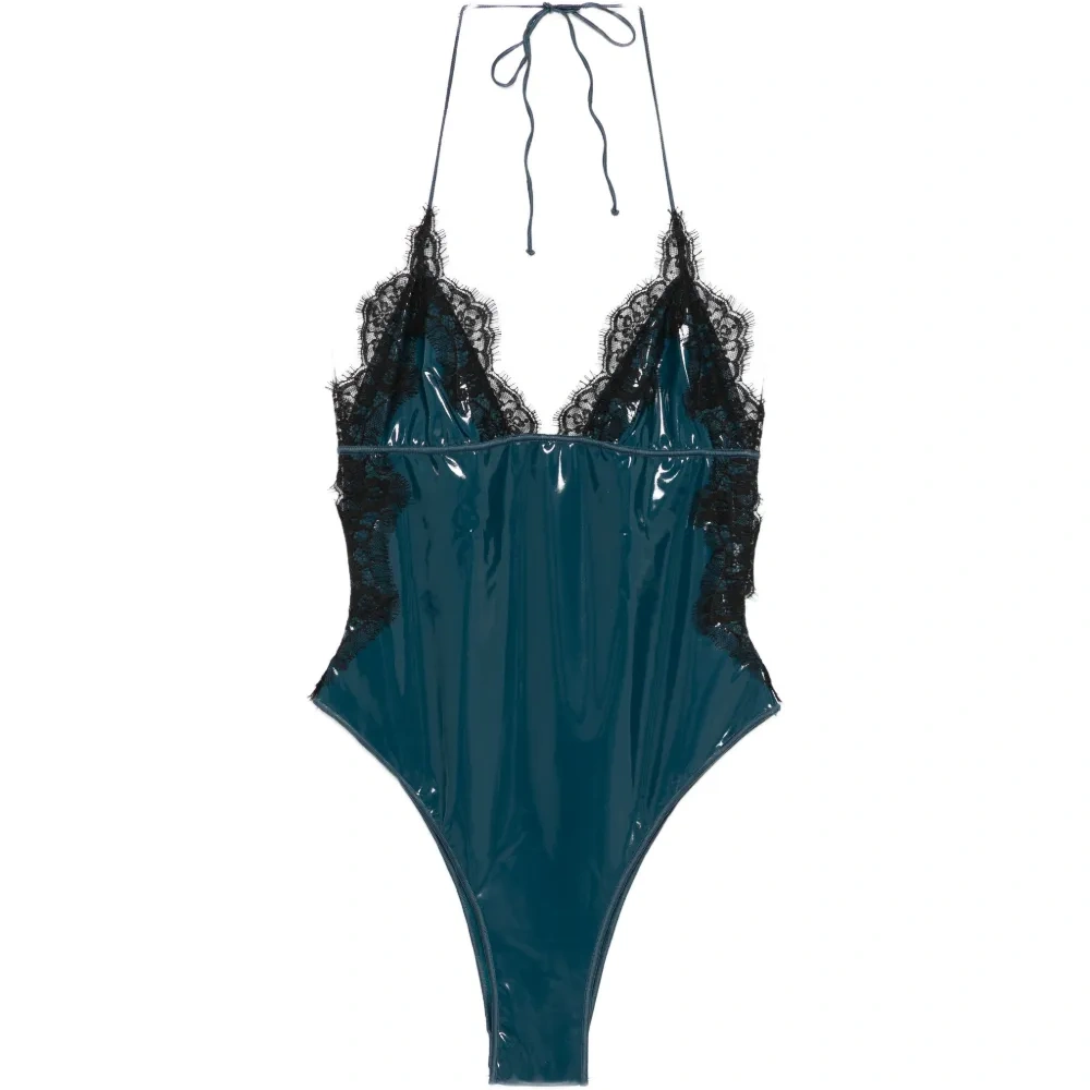 Купальник с кружевной отделкой Купальник с кружевной отделкой