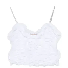 Топ с бретелями и оборками Топ с бретелями и оборками