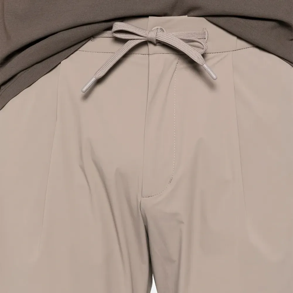 Плиссированные брюки на кулиске