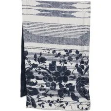 Алоественный шарф с геометрическим и цветочным узором Алоественный шарф с геометрическим и цветочным узором