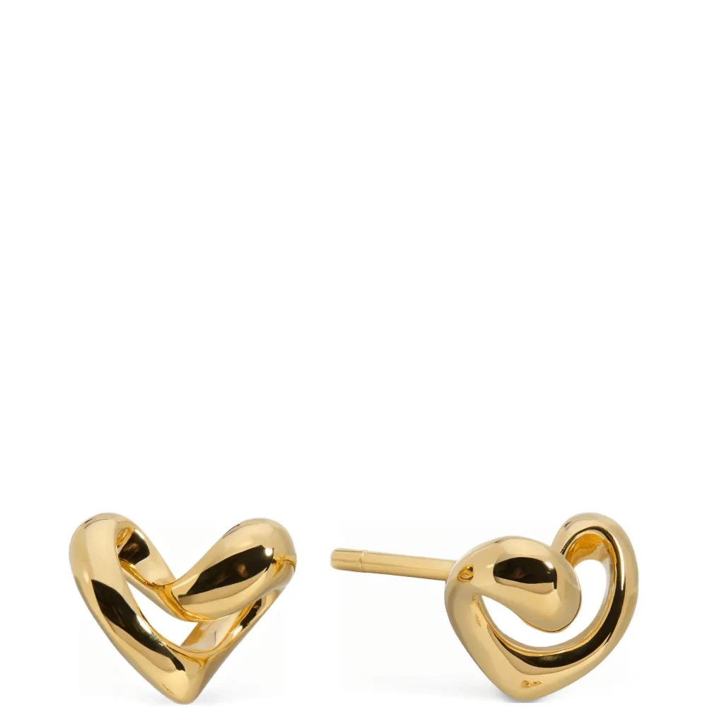 Маленькие серьги-гвоздики Infinity