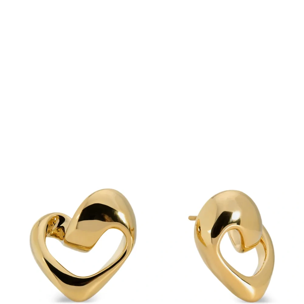 Серьги Infinity в форме сердца