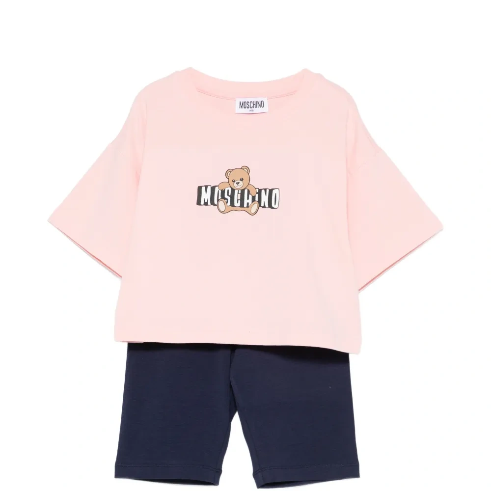 Комплект леггинсов с принтом "Тедди"