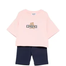 Комплект леггинсов с принтом "Тедди"