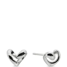 Маленькие серьги-гвоздики Infinity Heart