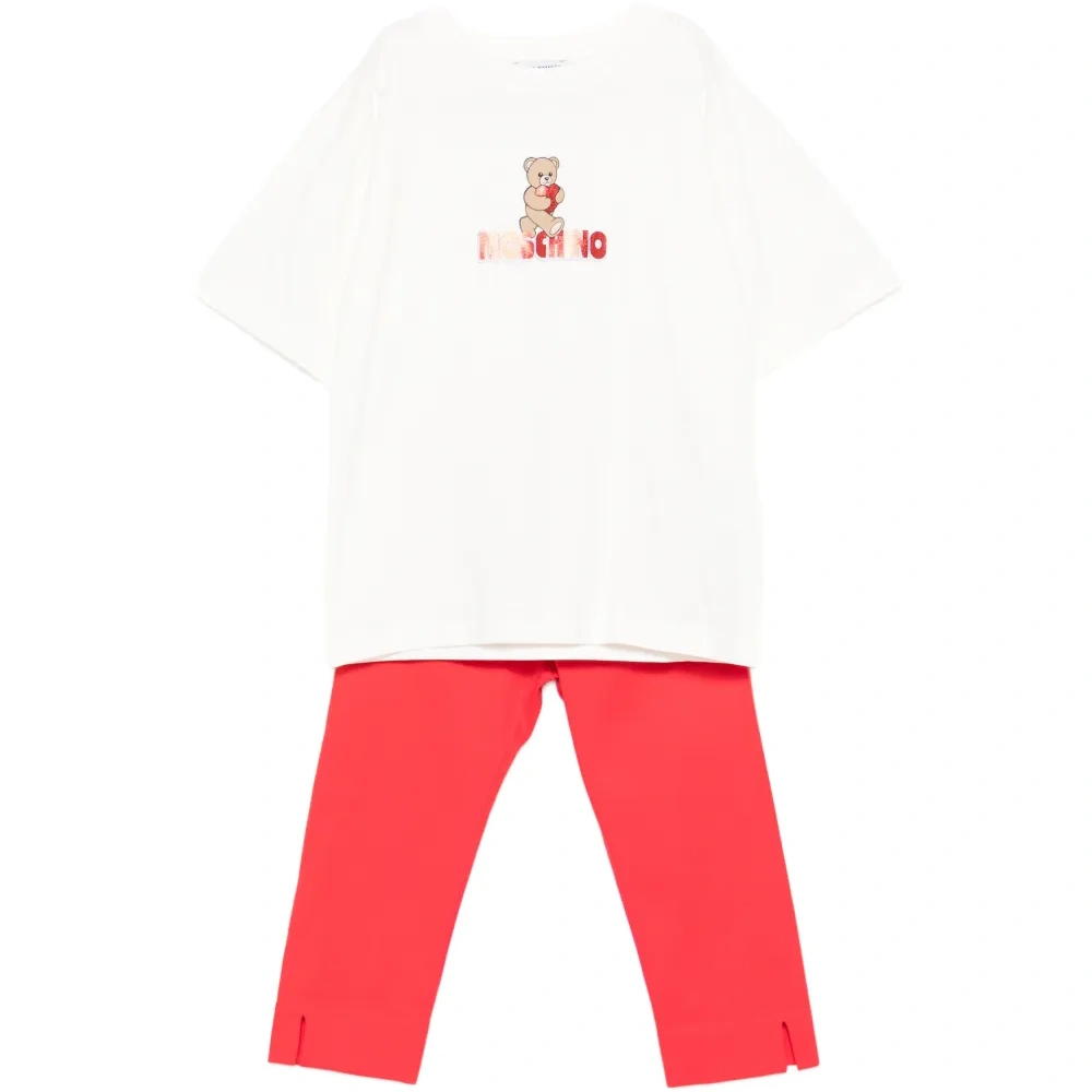 Спортивный костюм с графическим рисунком "Тедди" (набор из двух предметов)