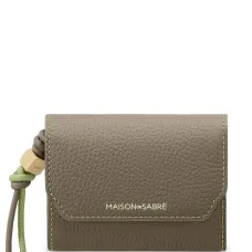 Бумажник из зернистой кожи