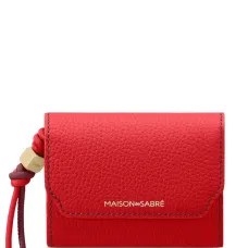 Бумажник из зернистой кожи