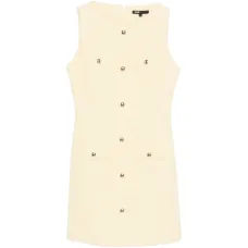 Мини-платье с застежкой на пуговицы и накладным карманом Мини-платье с застежкой на пуговицы и накладным карманом