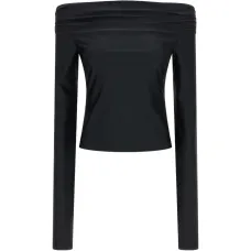 Топ с открытыми плечами и длинными рукавами Топ с открытыми плечами и длинными рукавами