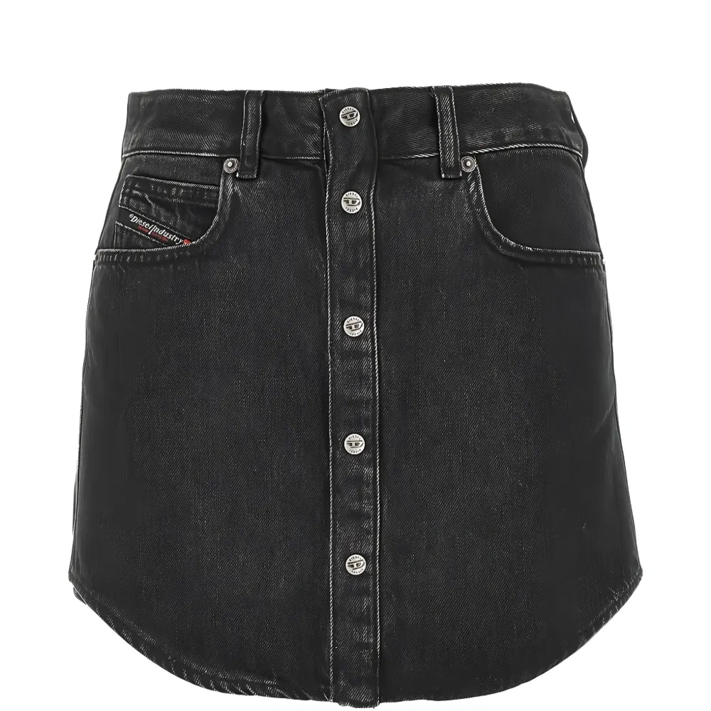 Джинсовая юбка на пуговицах Джинсовая юбка на пуговицах