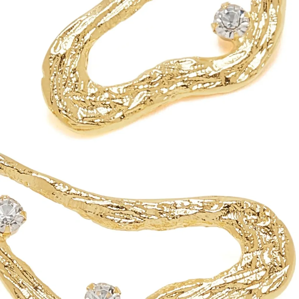 Фактурные серьги Celestial Whispers, украшенные камнями