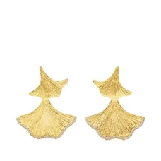 Серьги Enchanted Flora с украшением в виде листьев Серьги Enchanted Flora с украшением в виде листьев