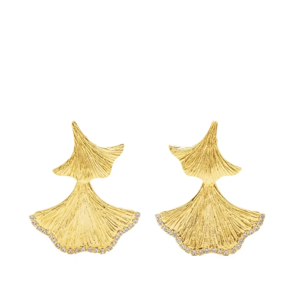 Серьги Enchanted Flora с украшением в виде листьев