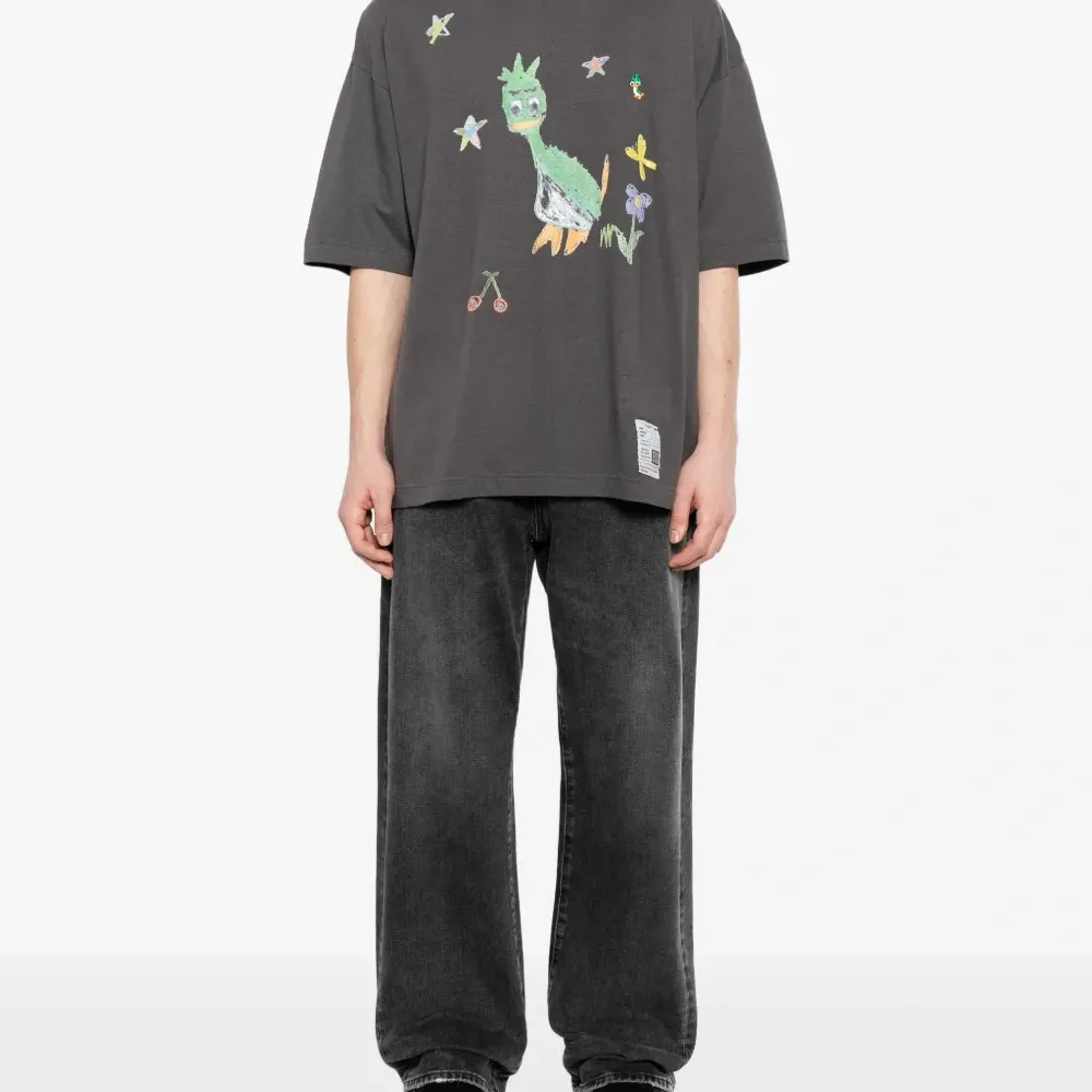 Детская футболка с рисунком Леона