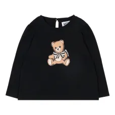 Футболка с длинными рукавами и принтом "Тедди"