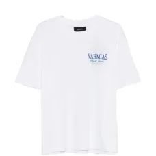 Футболка с принтом и круглым вырезом