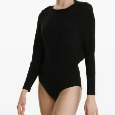 Драпированный боди с открытой спиной