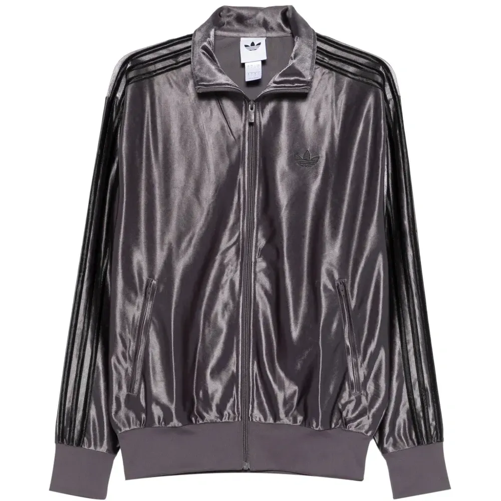 Куртка на молнии с полосатыми деталями