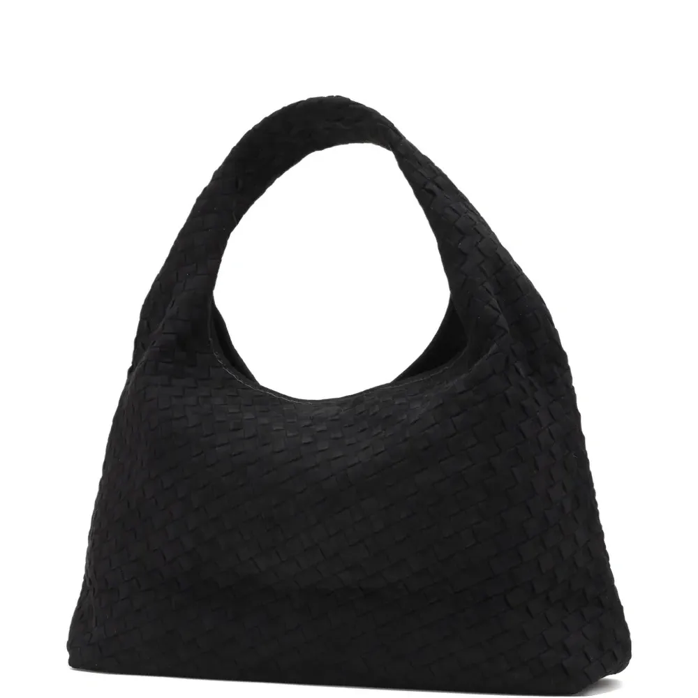 Плетёная сумка на плечо