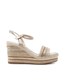 Эспадрильи на танкетке с кристаллами Эспадрильи на танкетке с кристаллами