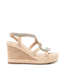 Декорированные эспадрильи на танкетке Декорированные эспадрильи на танкетке