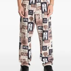 Брюки-коллаж