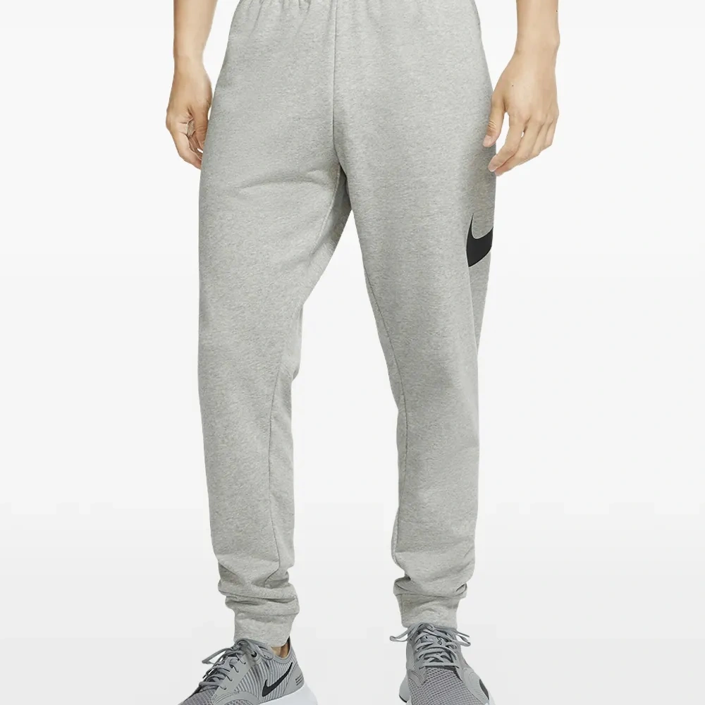 Графитовые зауженные спортивные брюки