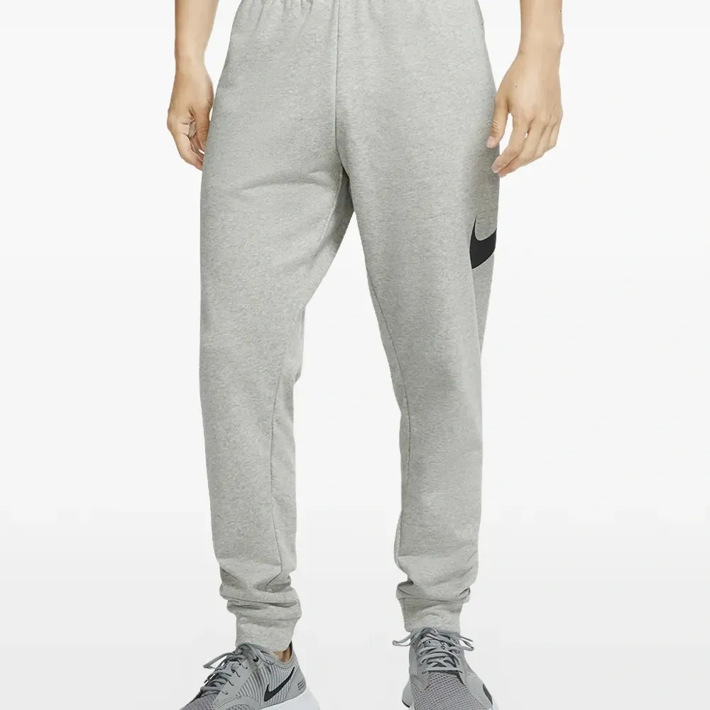 Графитовые зауженные спортивные брюки